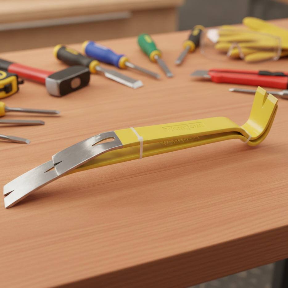 WRECKING BAR SET WORKFORCE 2 PIECE FLAT YELLOW 300 and 375mm