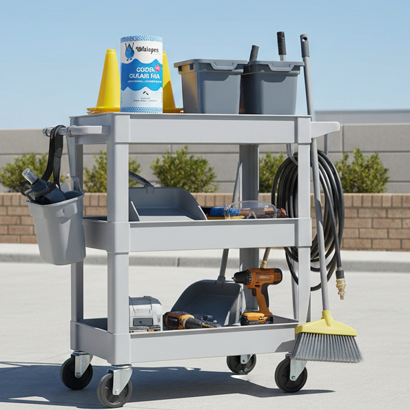 Whisper Blue Wipe Roll Heavy Duty 90 wipes 50x 30cm Antibacterial