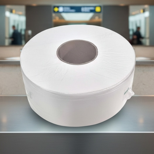 Whisper Deluxe Jumbo Roll 2ply 300m rolls 8.5cm 2722