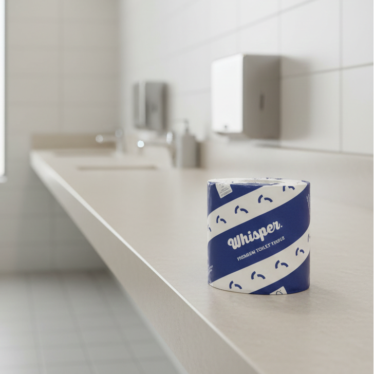 Whisper Premium 600 sheet Toilet Tissue 2ply Wrapped 3660