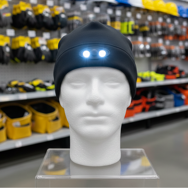 Winter Hat with LED Light Ergodyne N-Ferno 6804 Skull Cap