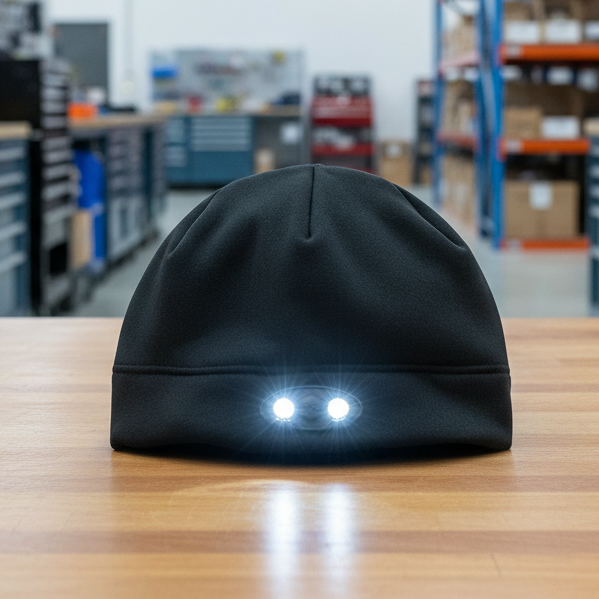 Winter Hat with LED Light Ergodyne N-Ferno 6804 Skull Cap