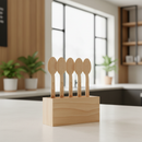 Wooden Teaspoon Cutlery Earth Essentials 100mm Pack of 100 -3435040