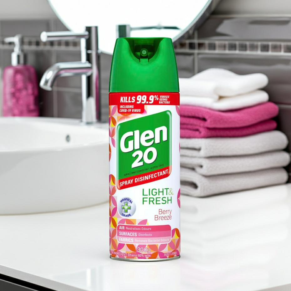 Disinfectant Spray Dettol Glen 20 Berry Breeze Scent Aero 300g Pack of 4 (Business Delivery Only)