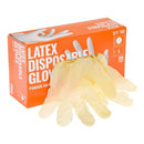 Latex Disposable Gloves Powder Free - Pro Choice - Pack of 100