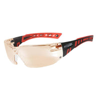 Safety Glasses Scope Speed - Black/Red Frame Anti Fog Anti Scratch - - Box of 10
