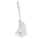 Compass Toilet Brush White Plastic with Holder 38cm – Bathroom Cleaning Set
