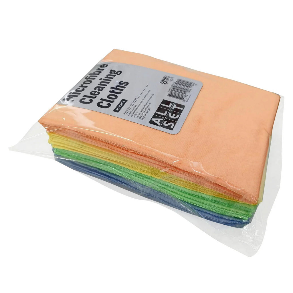 Microfibre Cleaning Cloth - 30x40cm ALLSET - Pack of 20 0349108