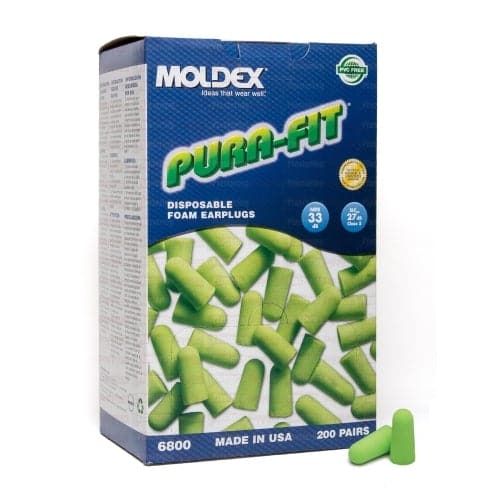 Moldex Pura-Fit 6800 Uncorded Earplugs 26dB – CL5 Box of 200 Pairs