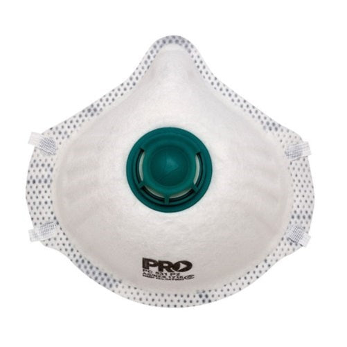 P2 Respirator Mask Valve Carbon Filter Pro Choice PC531 Box of 12