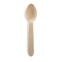 Wooden Dessert Spoon Cutlery Earth Essentials 160mm Pack of 100 -3435047