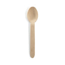 Wooden Teaspoon Cutlery Earth Essentials 100mm Pack of 100 -3435040