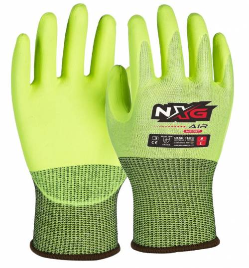 Hi Vis Nitrile Gloves NXG Air Vend Pack 5130FV - Pack of 6