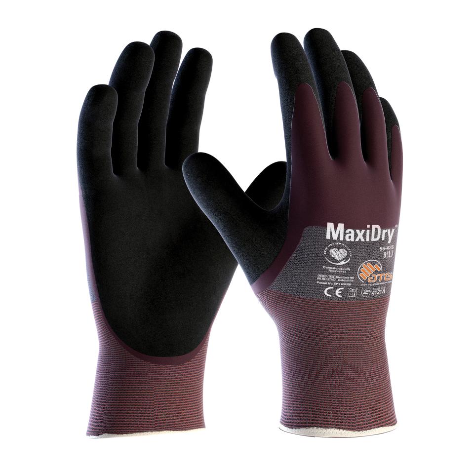 Safety Gloves ATG MaxiDry 56-425 -Pack of 6