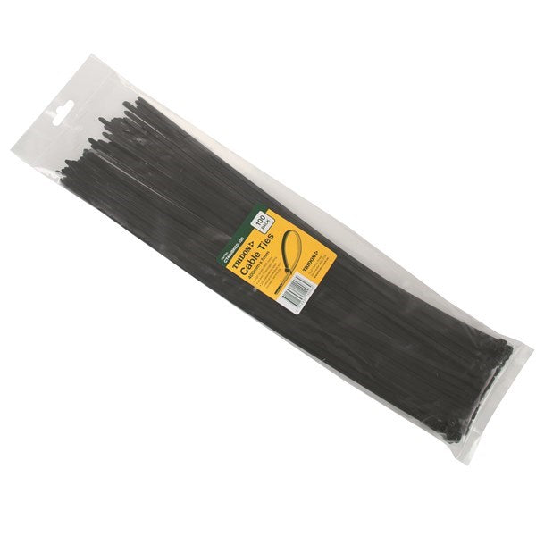 Cable Tie Tridon Black 400mm x 8mm Pack 100 CT408BKCD-100