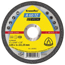 Klingspor Ultra Thin Cutting Off Wheel A60 TZ 125mm x 1mm Box of 10 202401